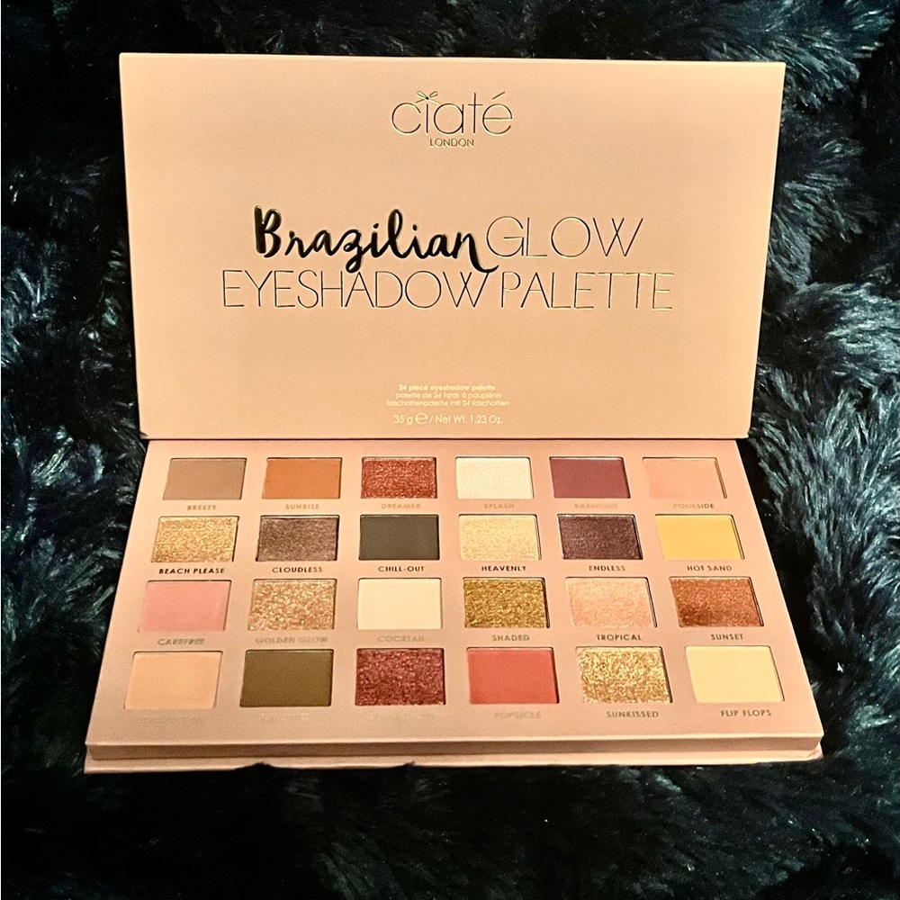 CIATE LONDON Brazilian Glow Eyeshadow Palette
24-Pan Eyeshadow Palette
